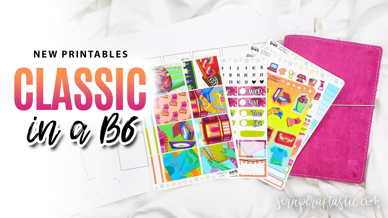 Create a Classic Size Weekly Setup in a B6 Stalogy Plan With Me - YouTube