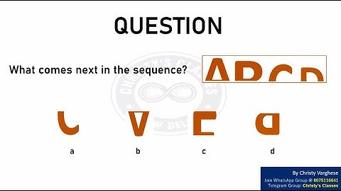 Find the missing picture | CSIR-NET JUNE 2016 | General Aptitude | July Mary Mathew