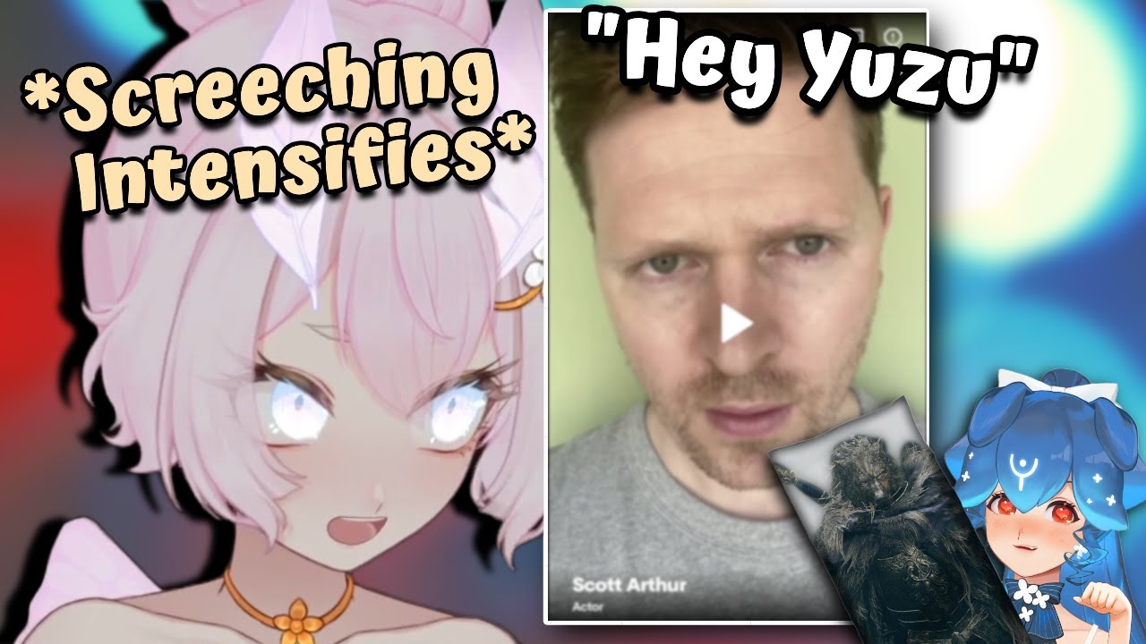 Yuzu melts on a message from Blaidd's Voice Actor