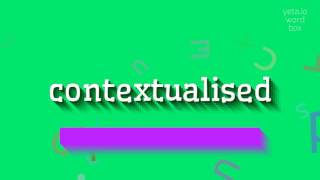 How To Say Contextualised High Quality Voices