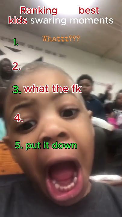 #shorts Ranking the best kids, swearing moments ￼