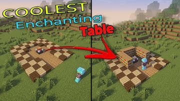 Unbelievable Minecraft Creation: How to Make a Redstone Enchanting Table!