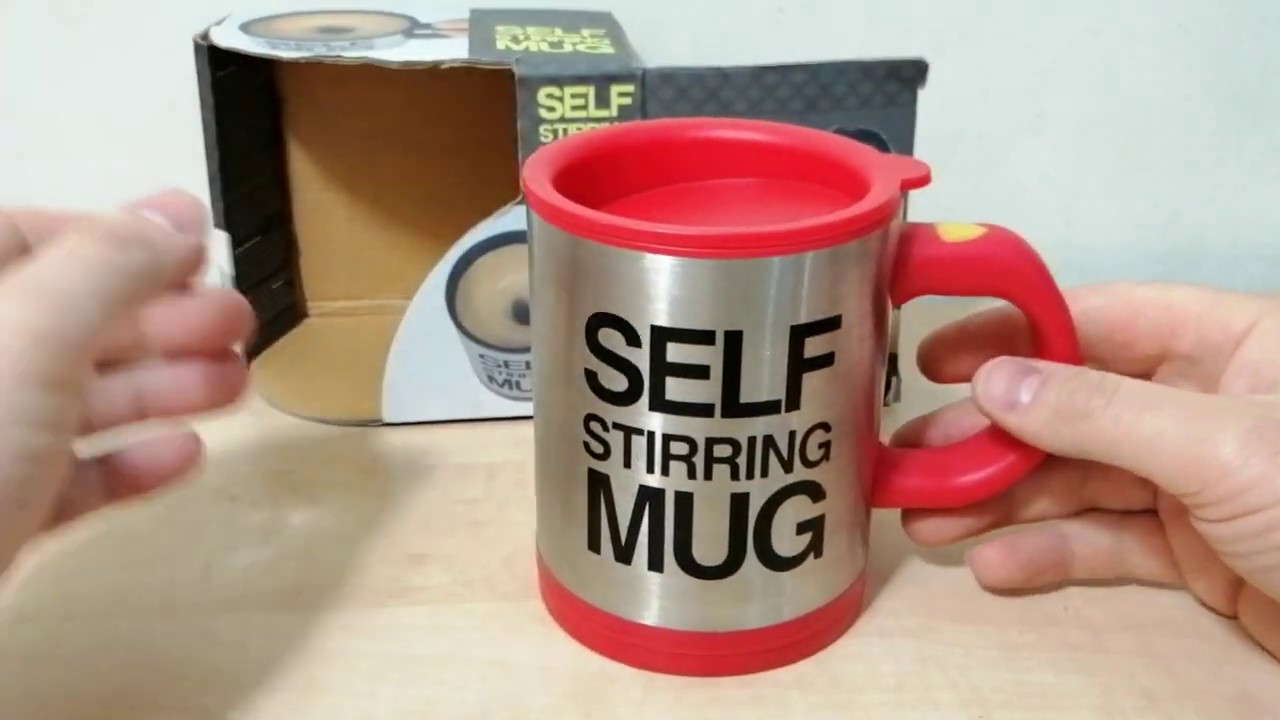 DaaSiGwaa Rechargeable Self Stirring Mug - Magnetic Electric Auto