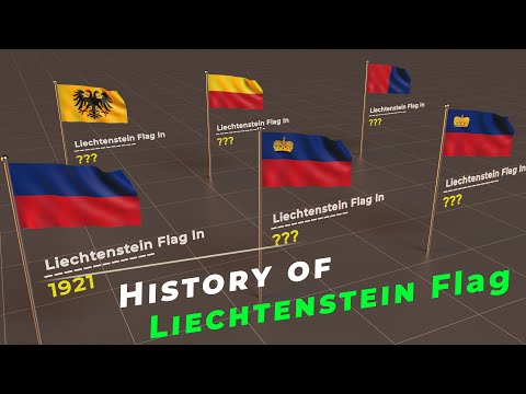 History of Liechtenstein | Evolution of Liechtenstein Flag | Flags of the world |