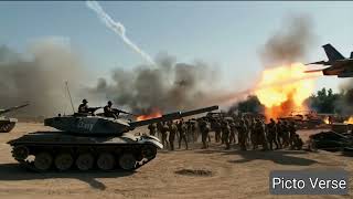 Ai Simulates Army War Intense Action