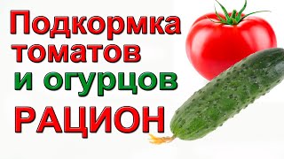 Чем и когда подкормить томаты и огурцы ПОДРОБНАЯ ИНСТРУКЦИЯ