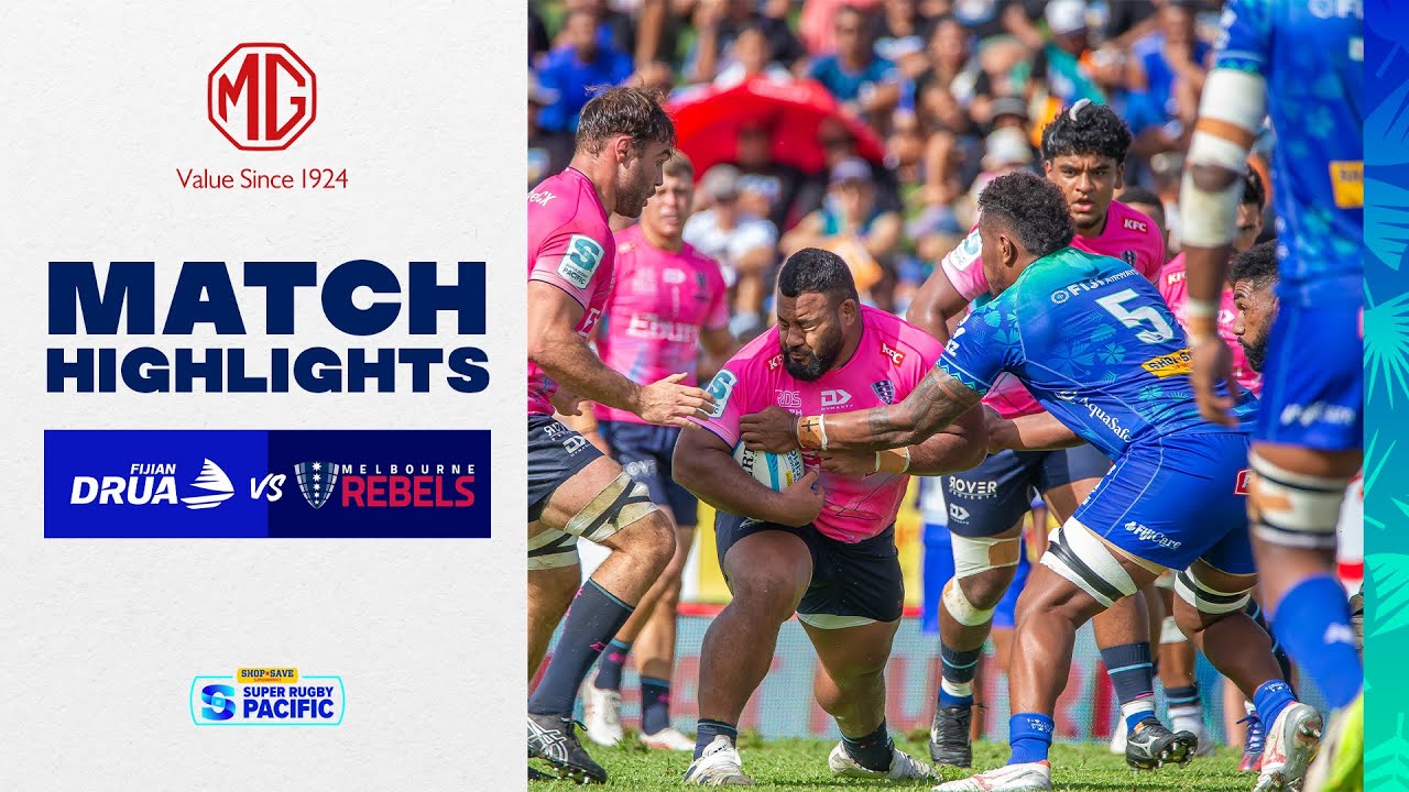 HIGHLIGHTS | FIJIAN DRUA v REBELS | Super Rugby Pacific 2024 | Round 15