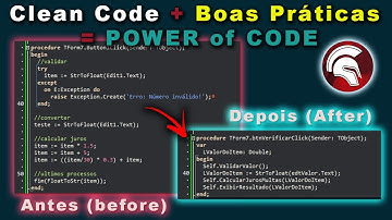 Como melhorar seu código? | Clean Code | Boas Práticas | Delphi #dicasdelphi #delphiiniciantes