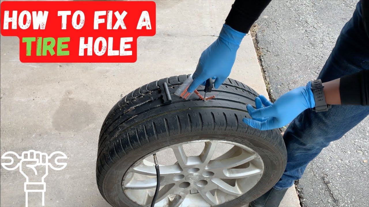 How To Fix a Flat Tire | How To Repair a Flat Tire - YouTube