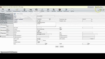 Dolibarr Third Party Customer Input 001 多利吧之加入新客戶