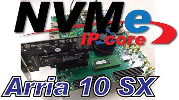 Design Gateway - NVMe IP core on Intel Arria 10 SX (Release4)