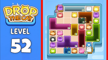 Drop The Cat level 52 solution