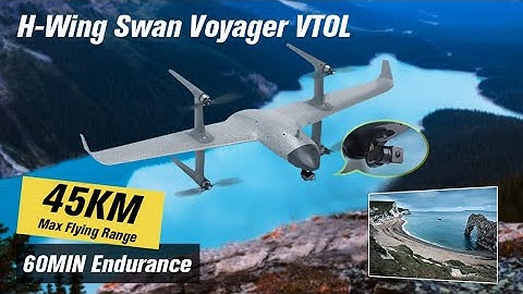 Easy Operation H-Wing Swan Voyager VTOL FPV Flying Wing for Both Beginners and Experts