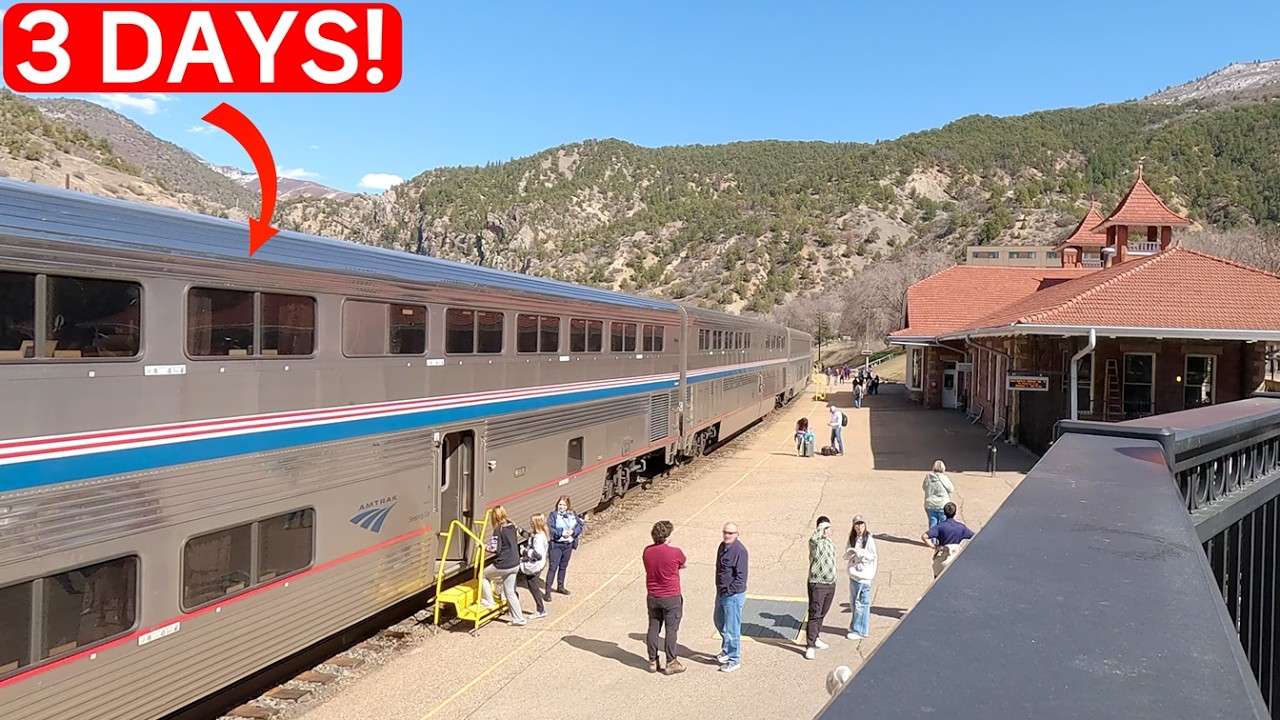 Amtrak's California Zephyr - 2,438 Miles, 3 Day Journey (Roomette)