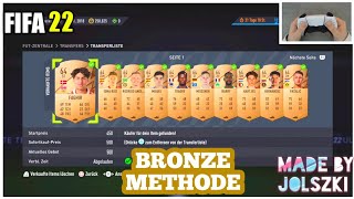 FIFA 22 | EASY viele COINS machen mit der BRONZE METHODE - Deutsch mit Handcam