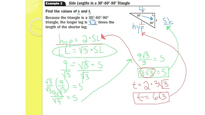 Special Right Triangles Notes