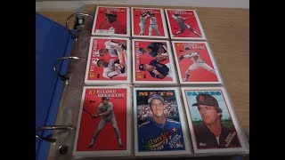 1988 TOPPS COMPLETE SET BINDER