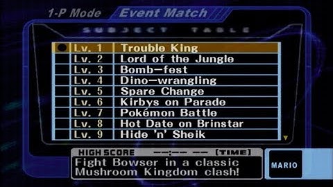 Super Smash Bros. Melee Walkthrough #31 (Event Match #1-10)