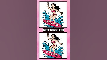 Find 3 Differences #43 #shortvideo #quiz #brainactivation