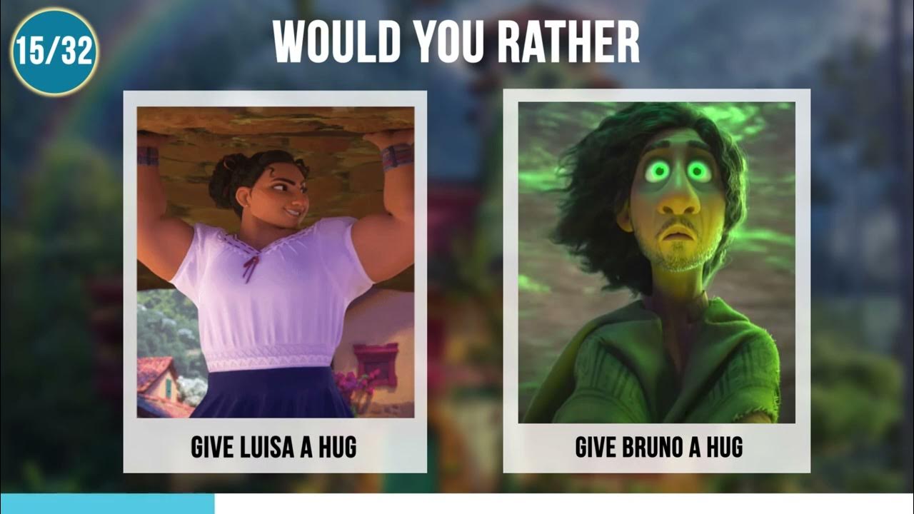 WOULD you rather Encanto YouTube