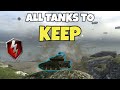 TOP: ALL TECH TREE TANKS WORTH KEEPING !