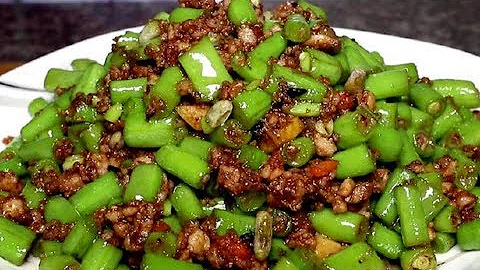 最近正是吃豆角的時候，教你懶人做法，好吃下飯，1斤豆角不夠吃 - 天天要聞