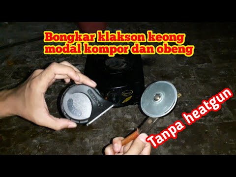 Cara Bongkar klakson keong yang tidak ada bautnya - YouTube