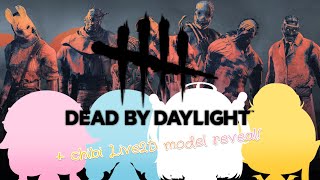 dead by daylight + chibi live2d model reveal  + BIG ANNOUNCEMENT with production kawaii gen 1!!
