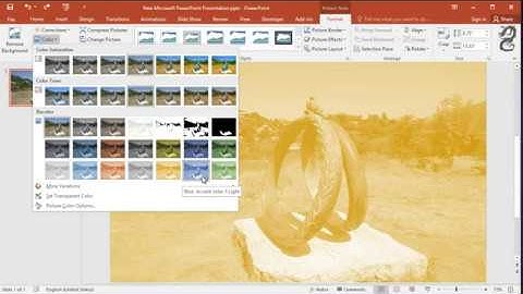 How to fade a background image in PowerPoint