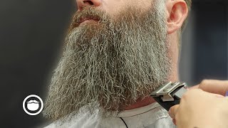 Massive 18 Month Beard Gets Crispy Birthday Trim