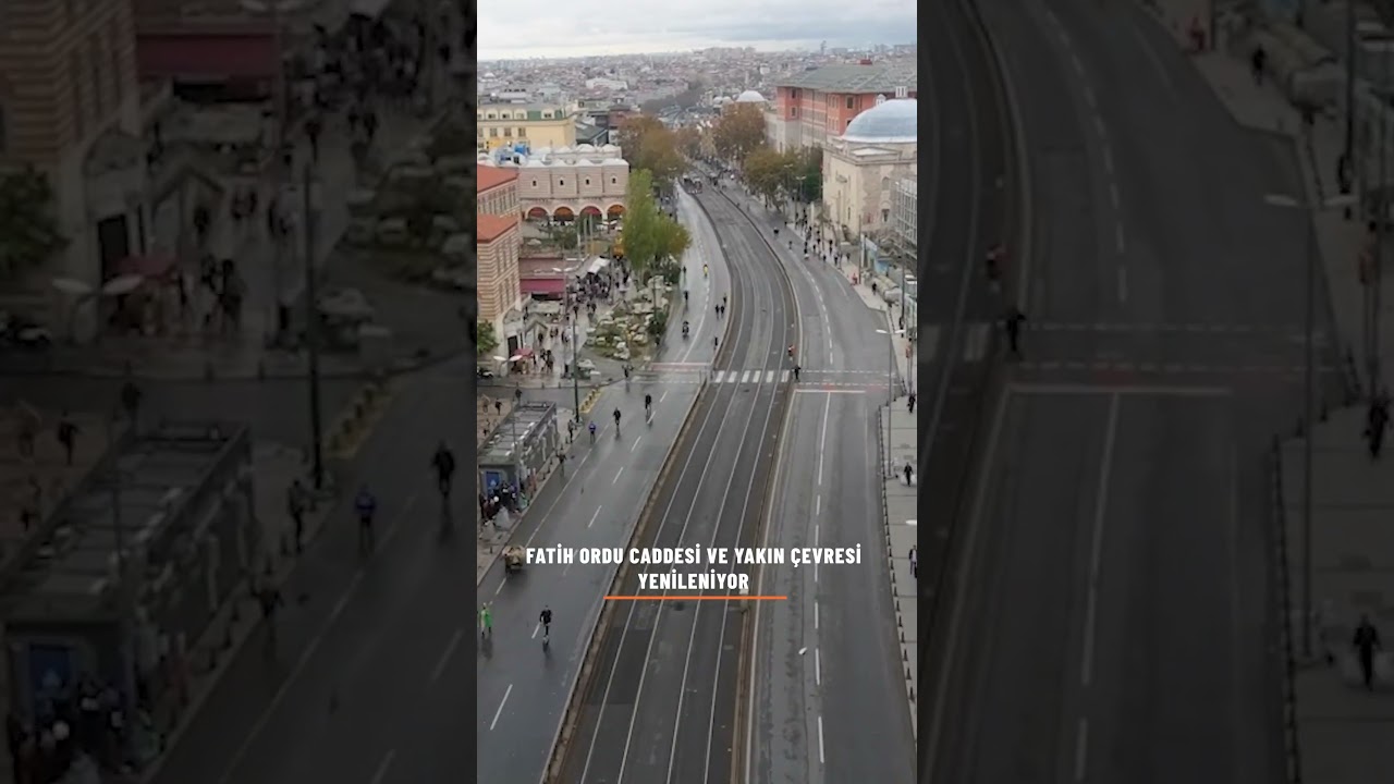 📌İBB, Fatih Ordu Caddesi ve yakın çevresini yeniliyor.