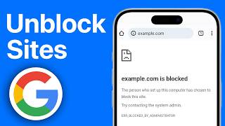 How to Unblock Websites on Google on iPhone - Updated Guide screenshot 2