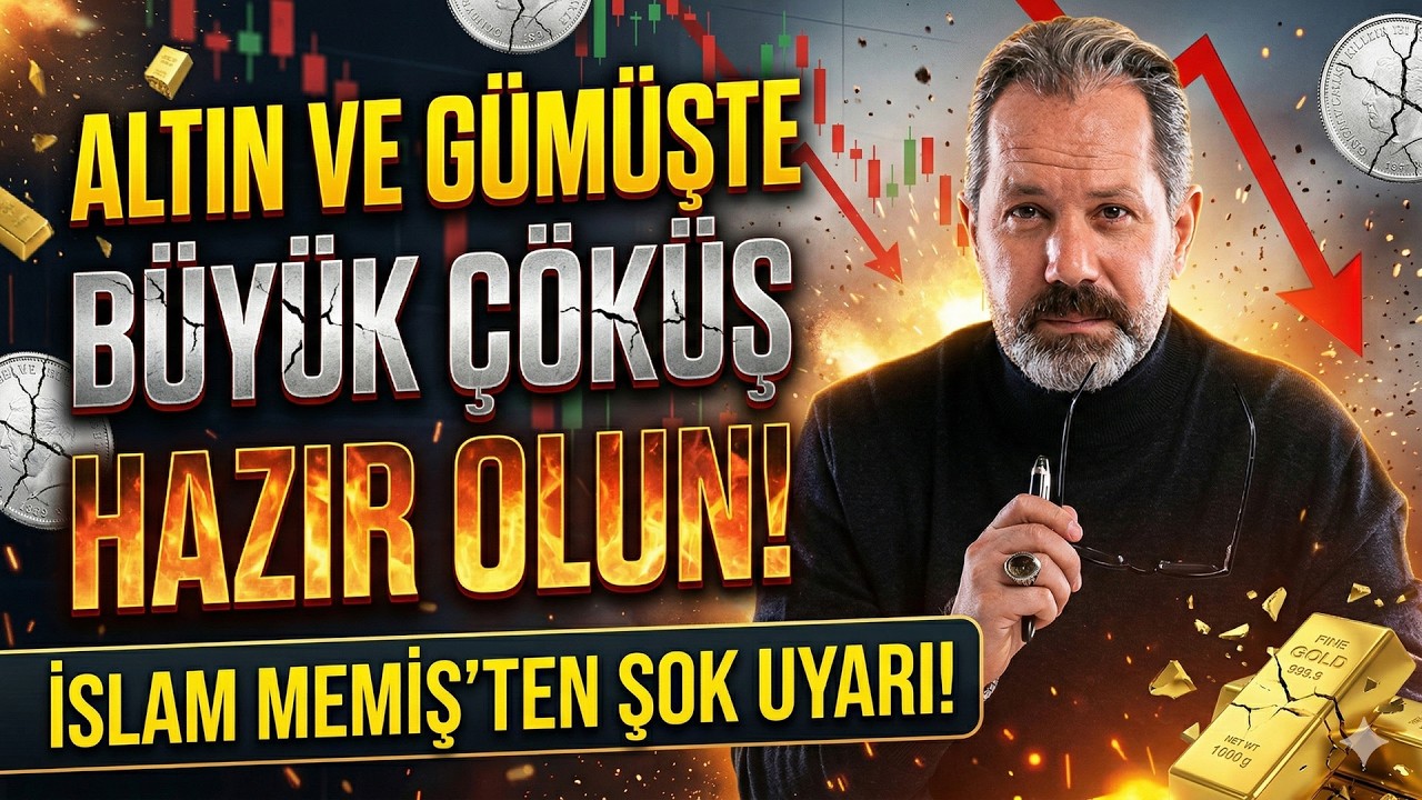 Altın ve Gümüşte Büyük Çöküşe Hazır Olun! İslam Memiş'ten Şok Bir Uyarı