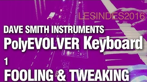 DSI Dave Smith Instruments POLY EVOLVER Keyboard // PolyEvolver // ASSORTED SOUNDS 1
