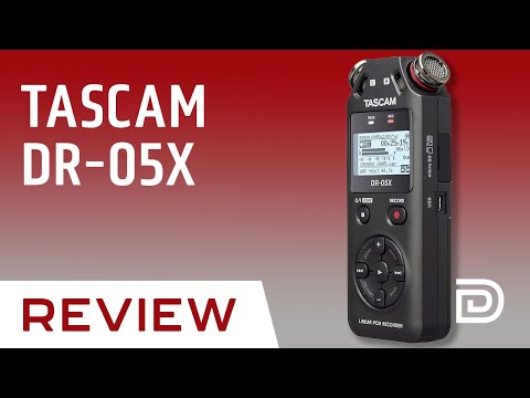 Tascam DR-05X Stereo Handheld Digital-Audio Recorder