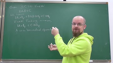 Space of linear operators