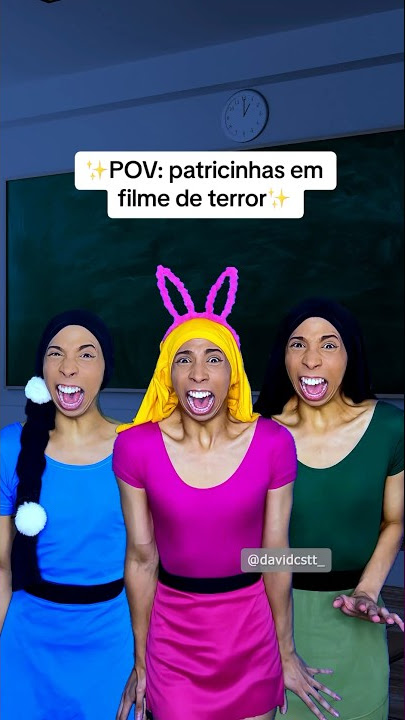 POV: patricinhas em filme de terror #Halloween (David Costa- @davidcstt_)