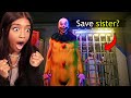 My Sister got KIDNAPED by a CREEPY LOOKING CLOWN!! | The Kidnap FULL GAME (Chilla&#39;s Art)