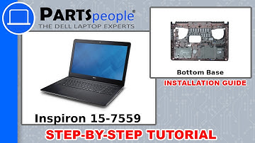 Dell Inspiron 15-7559 (P57F002) Bottom Base How-To Video Tutorial