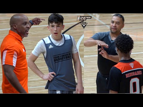8th GRADER Goes Back and Forth With COACH!! Ellis Brothers vs TOUGH ATL SQUAD in Adidas Championship