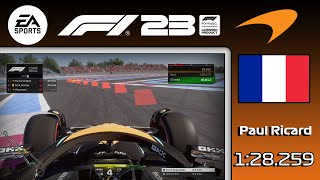 F1 23 France PS World Record & Setup (1:28.259)