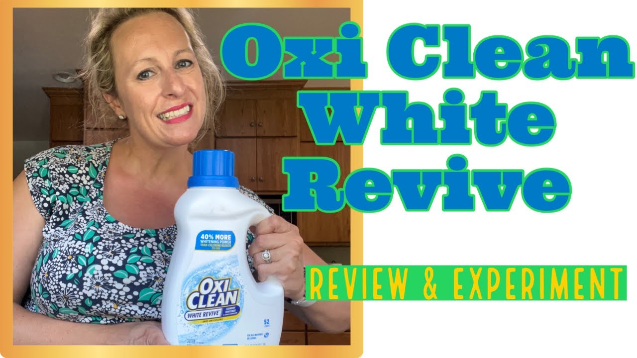 OxiClean White Revive Laundry Whitener + Stain Remover - Review &  Experiment 