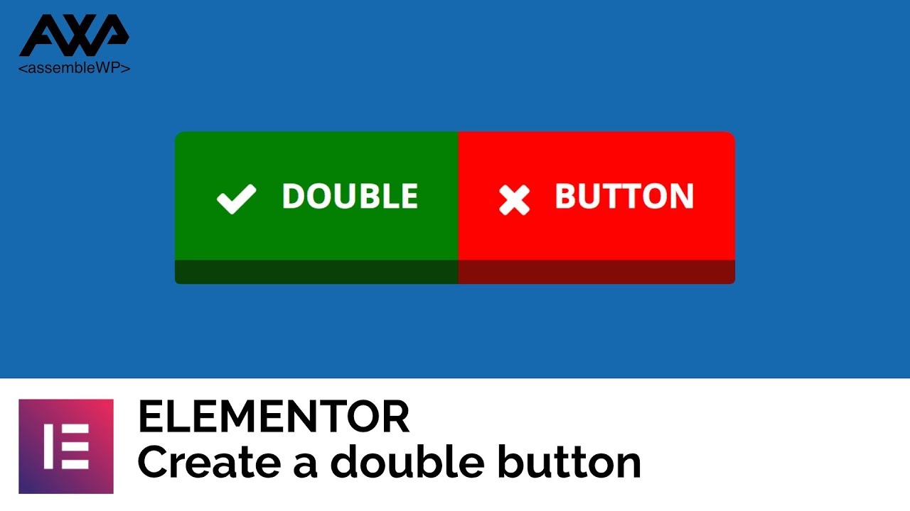 Elementor - Double Buttons 