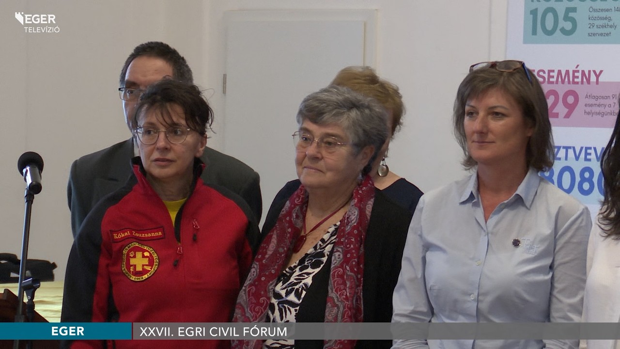 A jubiláló és kiemelkedő szervezeteket köszöntötték az Egri Civil Fórumon - 2026.02.26.