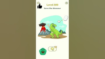 DOP 2 : Delete One Part | Gameplay Walkthrough | Level 238 Save The Dinosaur