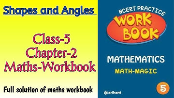Shapes and Angles Class‐5 Chapter‐2 Maths‐Workbook fully solved exercise @NCERTTHEMIND