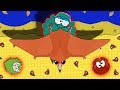 NEW DINOSAUR FLIES ANIMALS OUT OF OCEAN! | PTERODACTYL FISHING AND TROLLING | Mope.io desert update