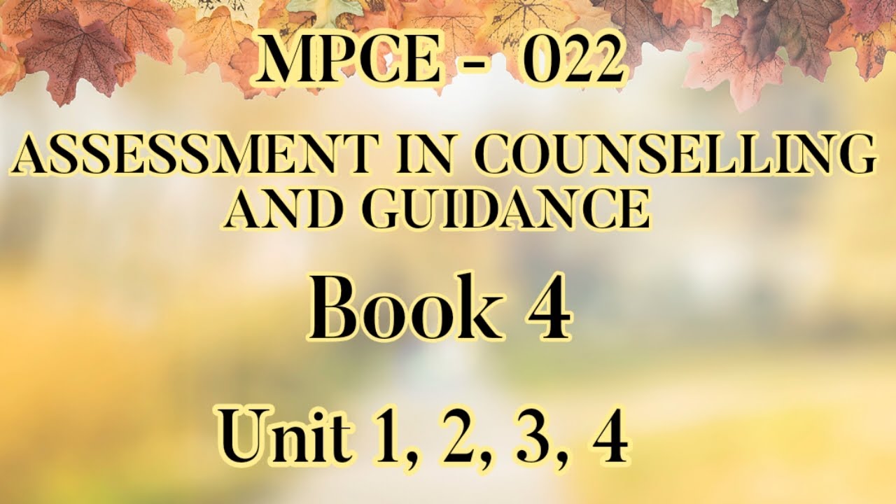 Ignou - MPCE 022, Book 4 ALL UNITS EXPLAINED