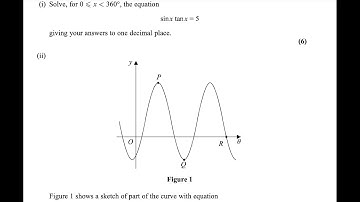 P2 January 2024 (Question 9) IAL WMA12/01 Pearson Edexcel Math Past Paper