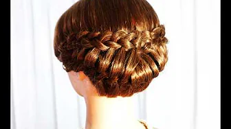 flying hairstyle with knots